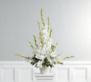 Dignity in White Arrangement